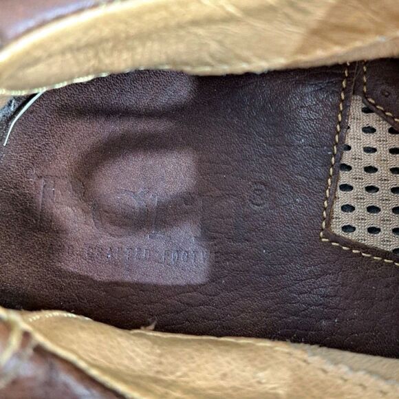 Born Moc Style Loafers Women's Brown Leather Lace Up Comfort Shoes Size 9.5M - Picture 6 of 9